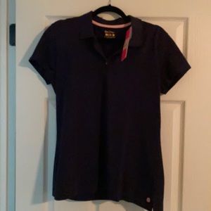 Lilly Pulitzer Luxletic Navy Shirt Sz XL